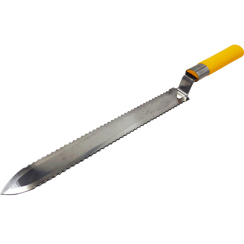 Нож зубчатый для распечатывания рамок с пластиковой ручкой длина лезвия 280 мм, ширина 35 мм